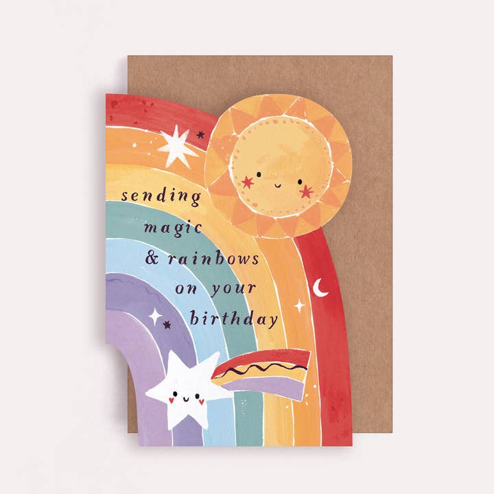Sister Paper Co. - Wholesale Birthday Card - Kids Rainbow Birthday Card | Childrens Birthday Cards3