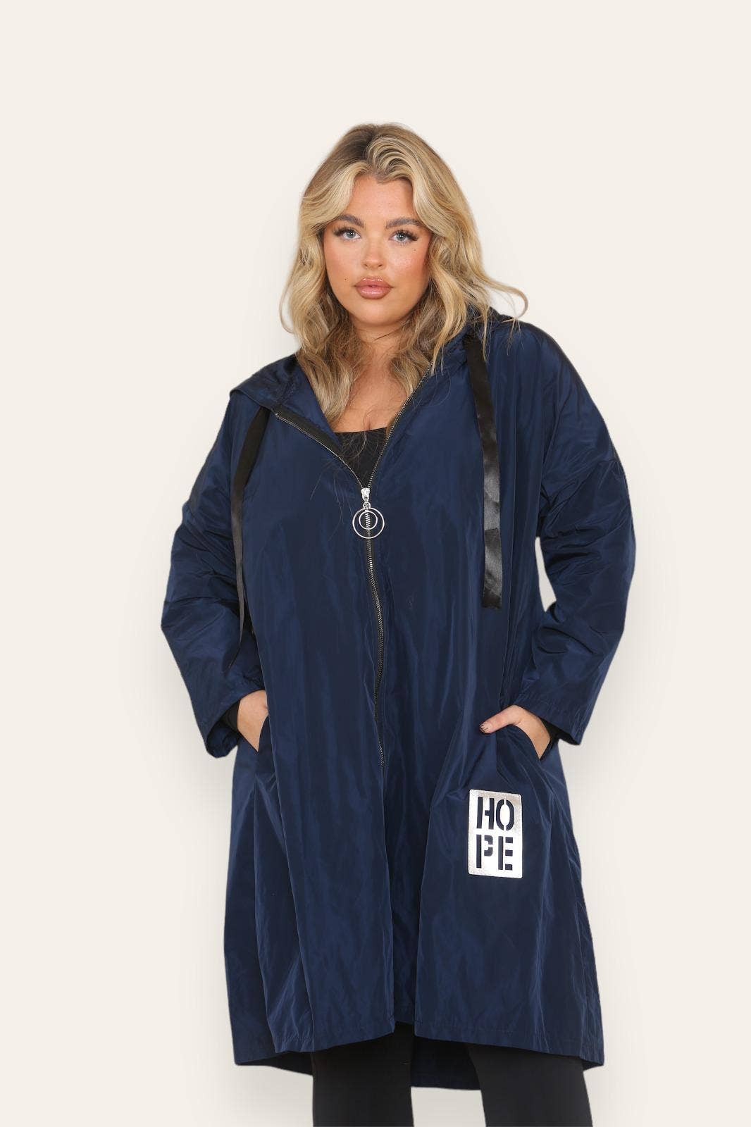 Miss Bold - Wholesale Raincoat - Women's - Oversized Hooded Rain Mac34