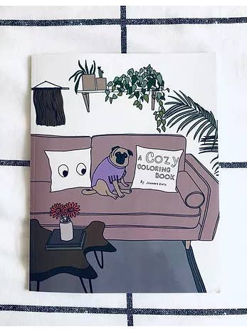 Livre de coloriage Cozy pour la vente par Strawberry Disco