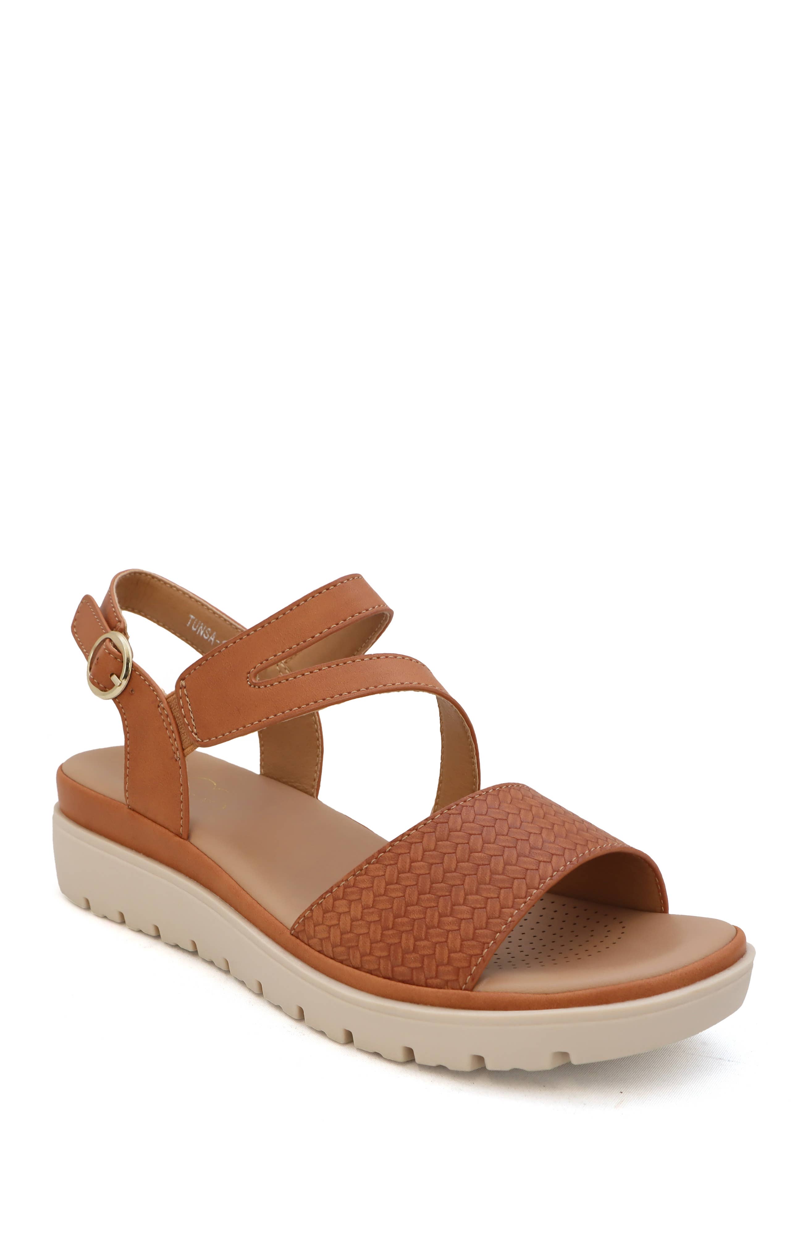 Yoki Fashion - Wholesale Wedges - Women's - FIRE SALE YOKI TUNSA-20 Women's Comfort Footbed Wedge Sandal2