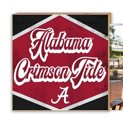 Floating Picture Retro Diamond Alabama Crimson Tide for wholesale by KH Sports Fan