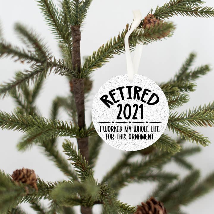 cuteful creationz - Wholesale Ornament - I Worked My Whole Life for This Retirement Christmas Ornament