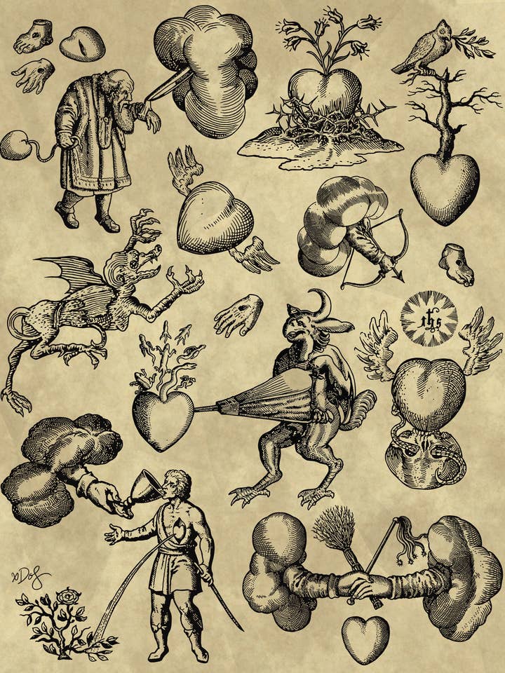 Emblemata Sacra Flash Sheet V1 voor wholesale door Death of Seasons