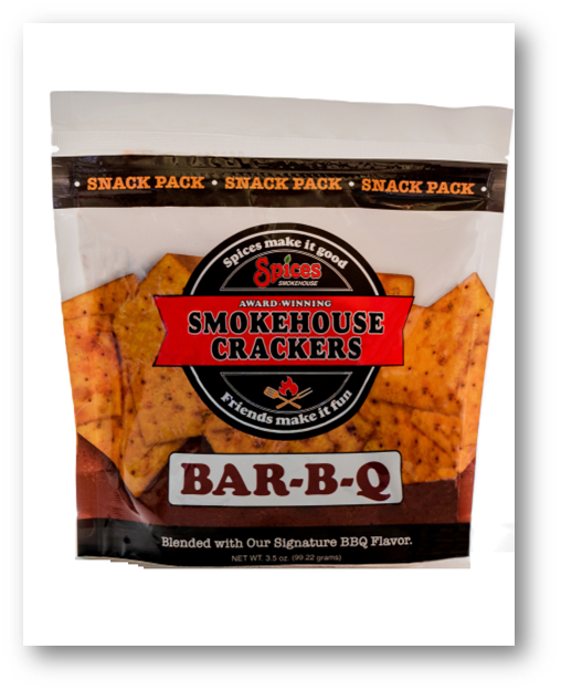 Smokehouse Crackers - Wholesale Crackers - Spices Smokehouse Crackers-Bar-B-Q Flavor-12 ct.-3.5 or 7 oz4