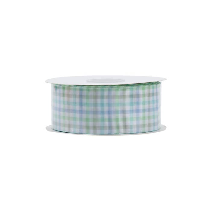 LA Ribbons Wholesale - Wholesale Ribbon - Gift Wrapping - BOY PLAID GROSGRAIN RIBBON