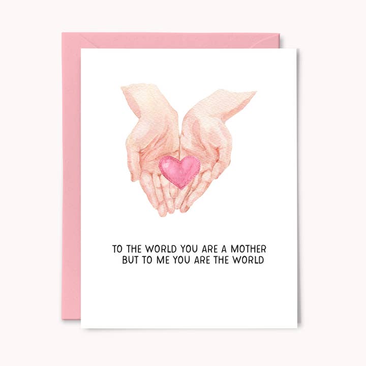 Vous êtes la carte de la fête mondiale des mères pour la vente par Paper Swan & Co.