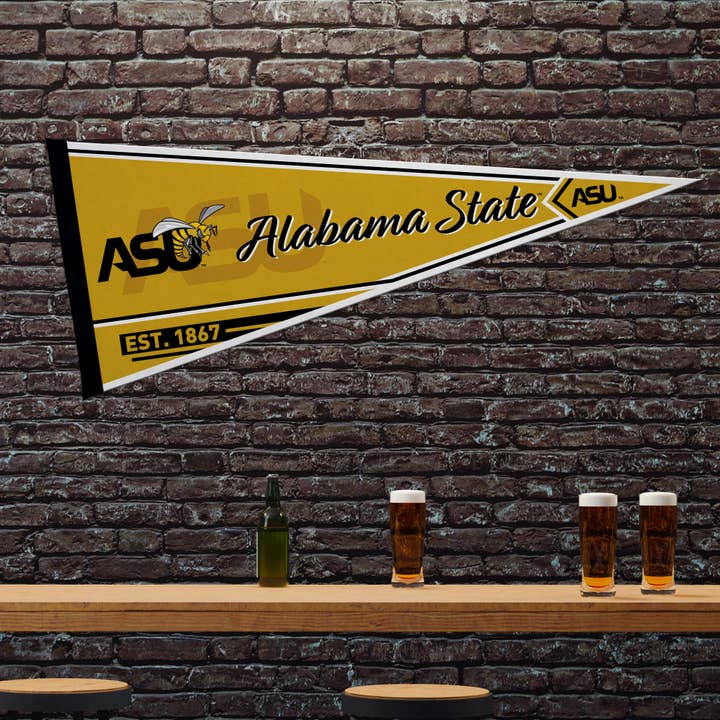 Rico Industries - Wholesale Flag - NCAA Alabama State Hornets Classic Soft Felt 12X30 Pennant1