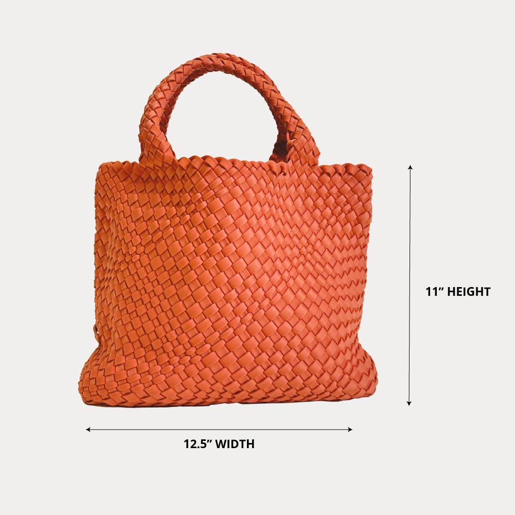 AHDORNED – wholesale Tote bag – Women's – Lily Woven Neoprene Tote with Pouch58