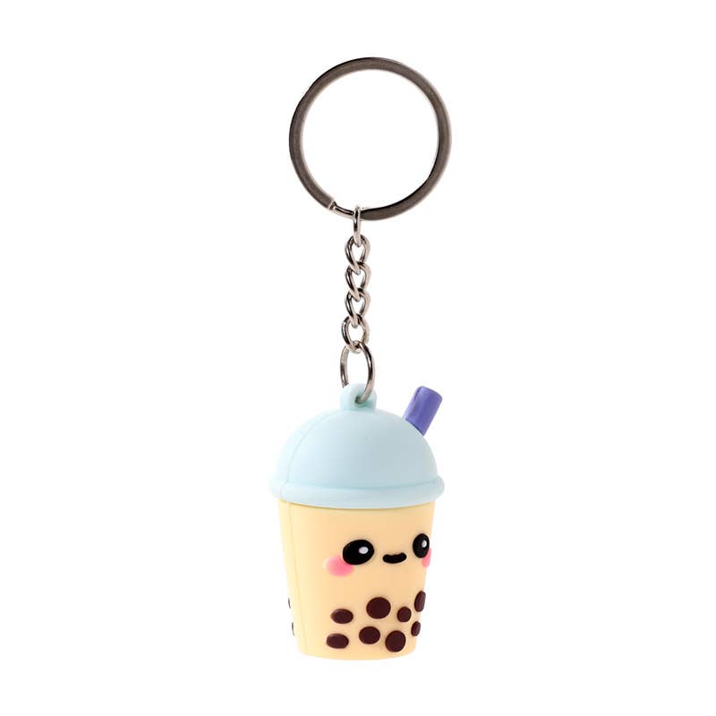 Puckator Ltd – Engroshandel Nøglering - Unisex – Boba the Bubble Tea Foodiemals 3D PVC nøglering1