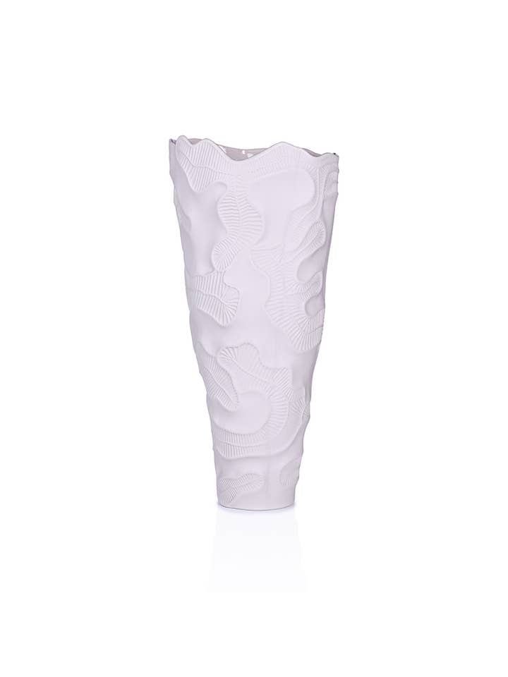 Jarrón Volos de OHNO Home Accessories, color beige para venta al por mayor de Ohno