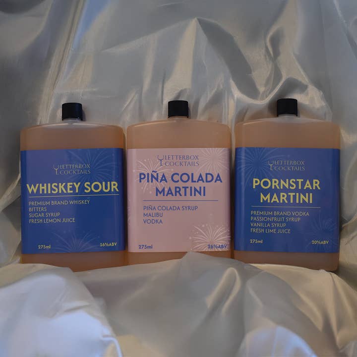 Mini New Year’s Eve Box – Limited Edition for wholesale by LetterBox Cocktails