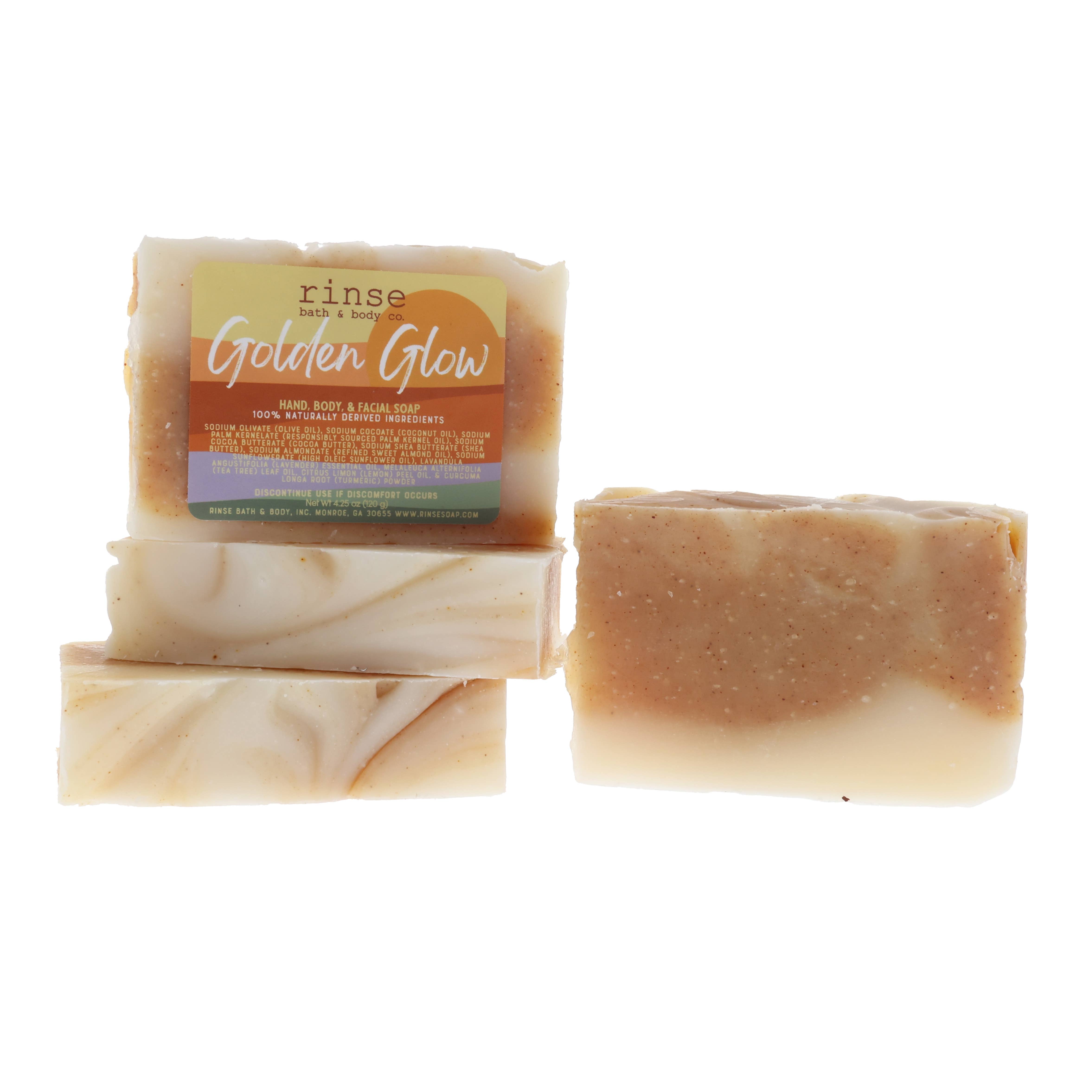 Rinse Bath Body Inc - Wholesale Bar Soap - Soap - Golden Glow | Natural Bar Soap | Face Wash2