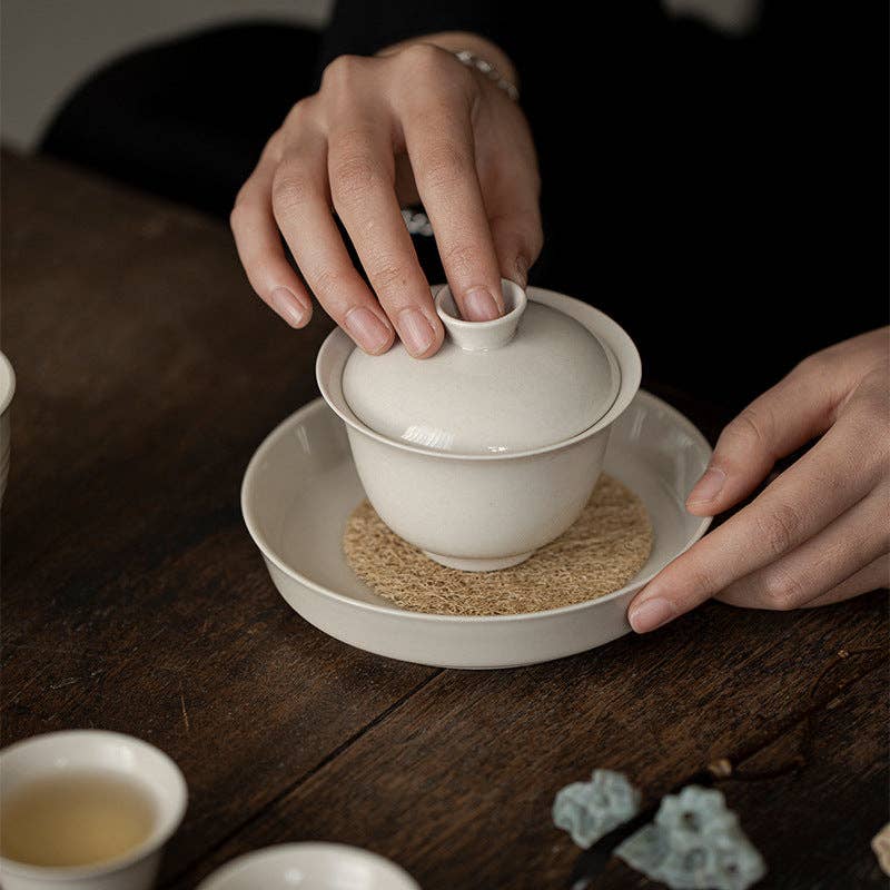 Gohobi （We cover U.S. import duties） – wholesale Tea pot – Gohobi Grass Wood Ash Glaze Large Gaiwan2