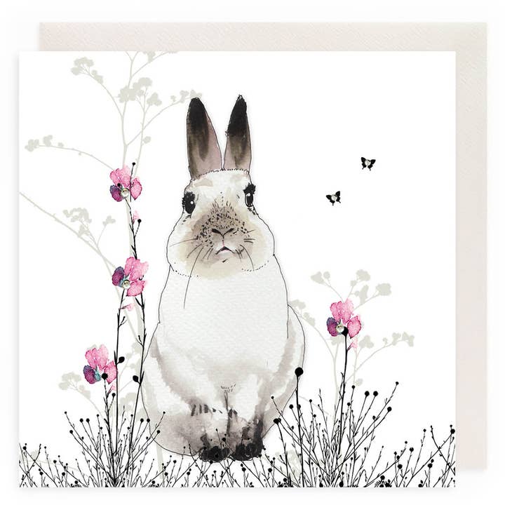 Bunny åbent kort for engroshandel hos Clear Creations