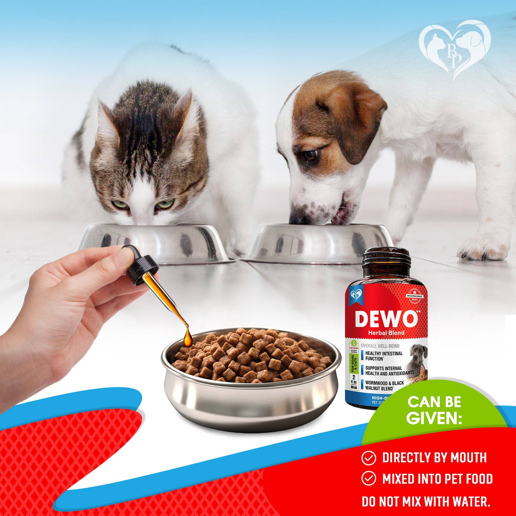 Beloved Pets - Wholesale Pet Supplement - Cat/Dog - Natural Cat & Dog Intestinal Defense - Herbal Cleanse Broad 4