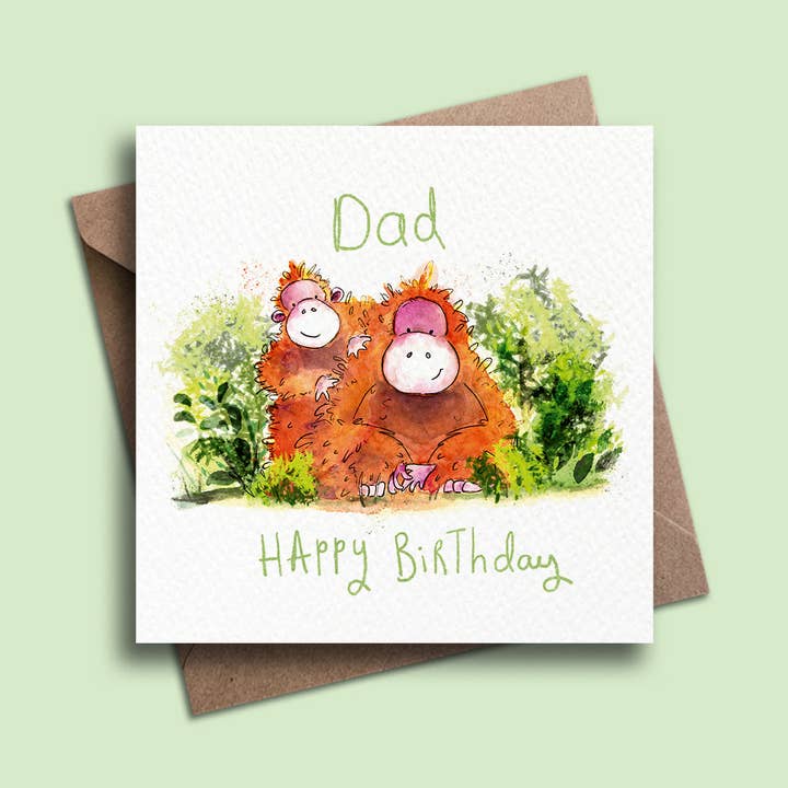 Orangutan Dad for wholesale by PrettyLittleScribbles