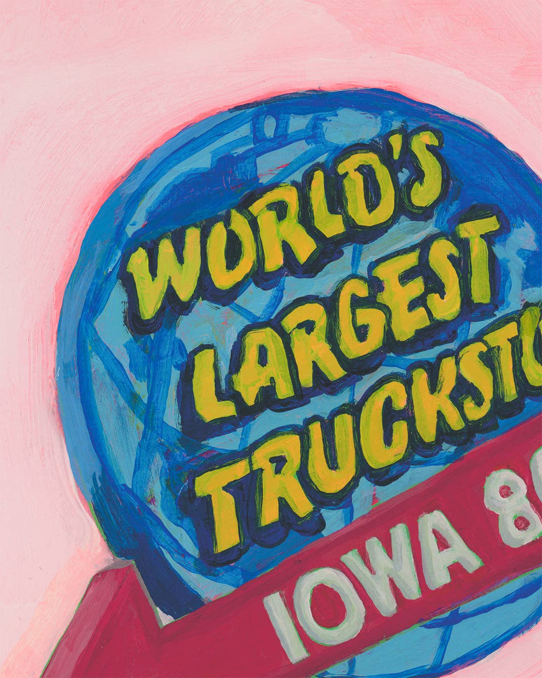 Refuge Studios Iowa City - Wholesale Art Print - "Warning Sign" Giclée Print1