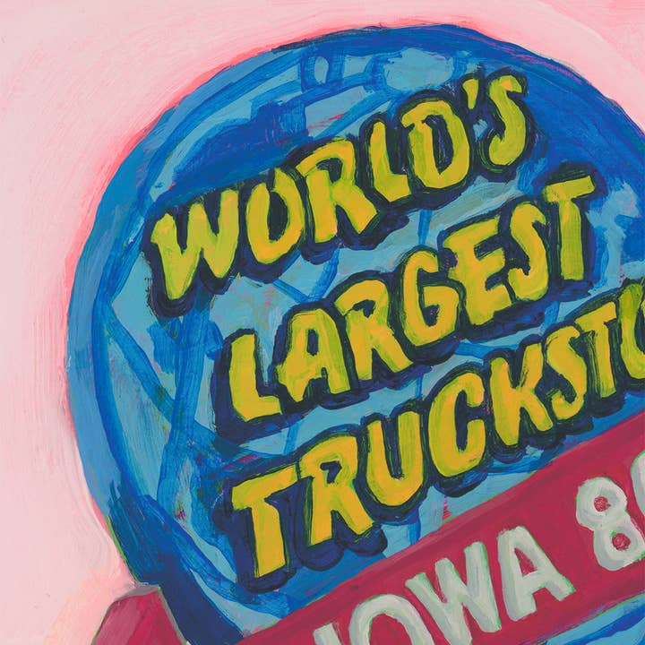 Refuge Studios Iowa City - Wholesale Art Print - "Warning Sign" Giclée Print1