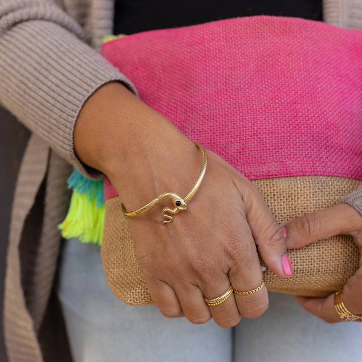 Medusa, Snake Cuff for wholesale by Suka Jewelry Store