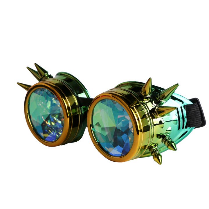 Western Fashion – Großhandel Sonnenbrille – Damen – 68747 - Steampunk-Kaleidoskop-Brille - Psychedelic4