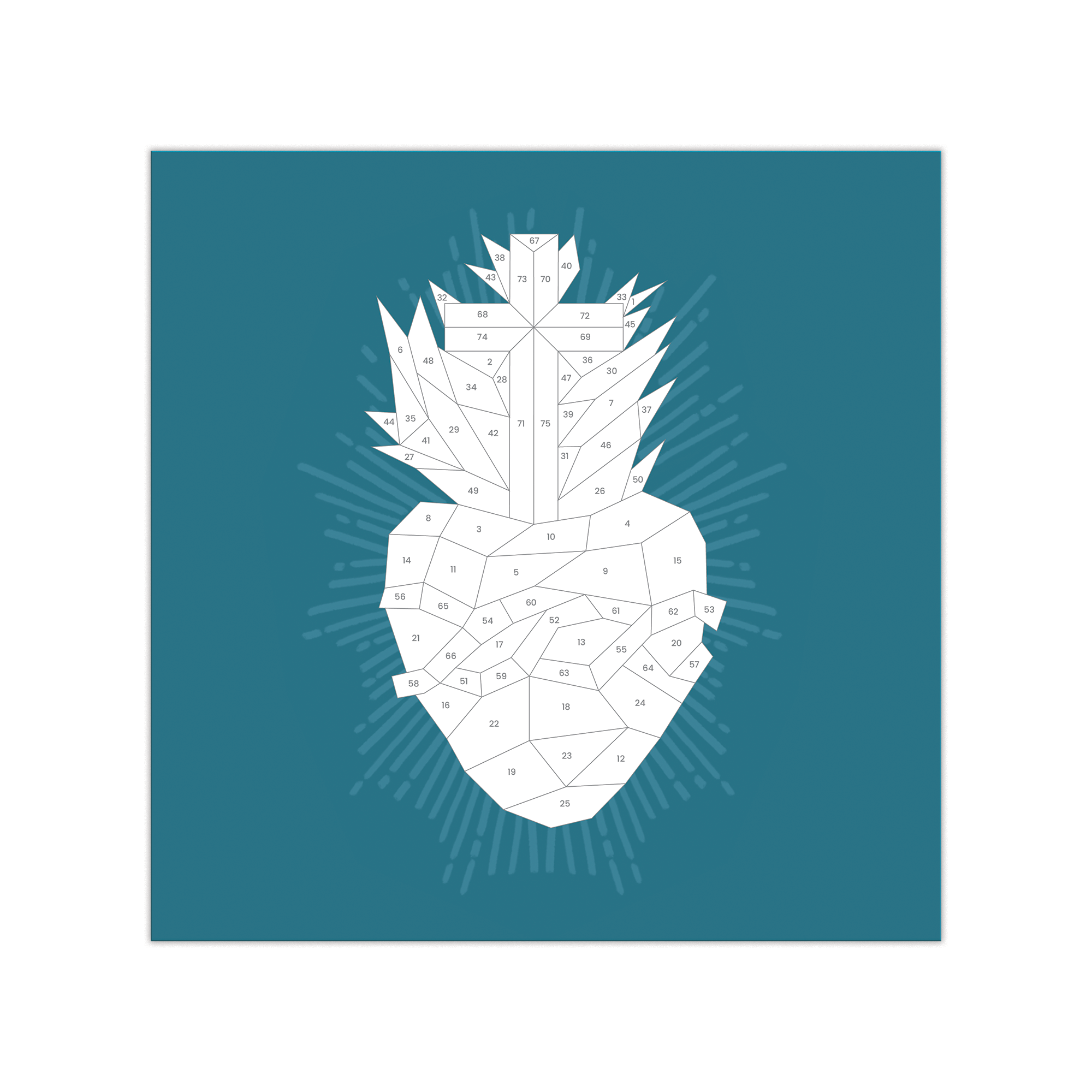 Catholic Family Crate® – wholesale Sticker – Child & baby – Pray by Sticker: Paint-by-Number Sticker Book14