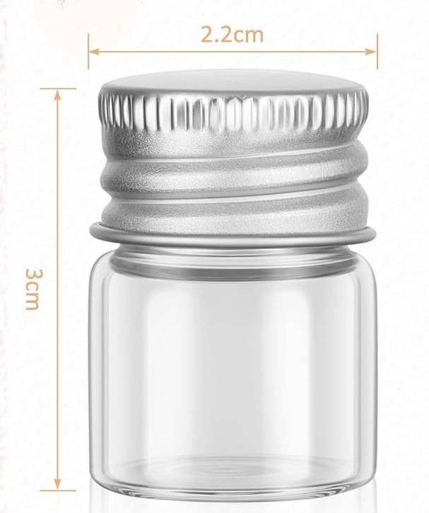 The Rouge and Raven - Wholesale Jar - Mini Glass Jar Dried Herb for Spiritual Use3