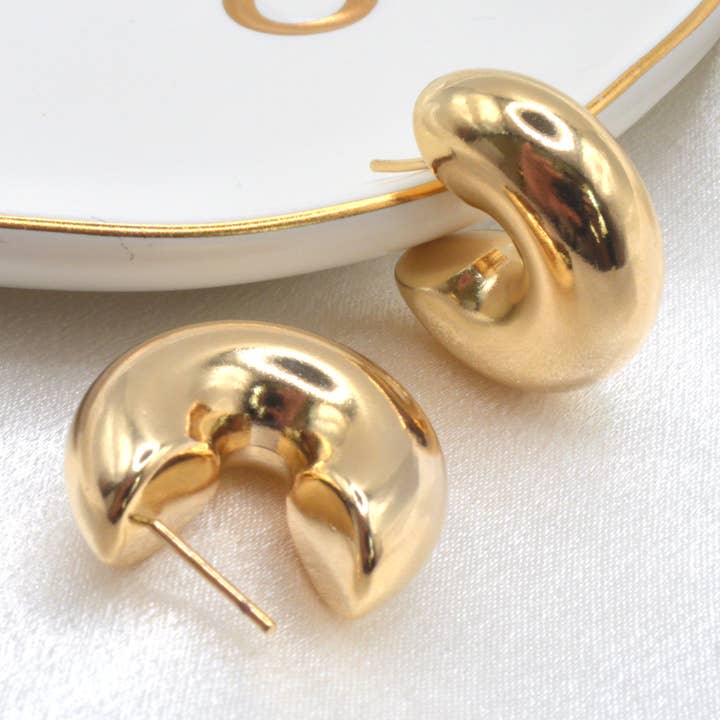 Argolas Grossas e Espessas por atacado de Graceful Jewels co.