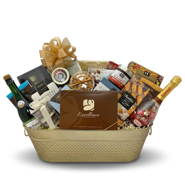 Pellatt Cornucopia Gift Baskets - Wholesale Gift Bag Set/Pack - As Good As Gold Gift Basket