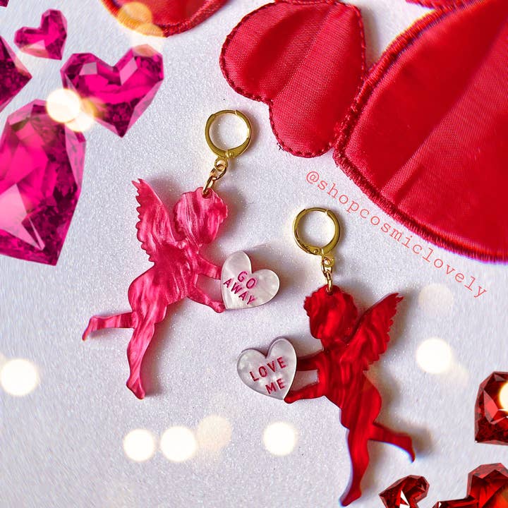 Cosmic lovely - Wholesale Dangle Earrings - Indecisive Cupid Earrings0