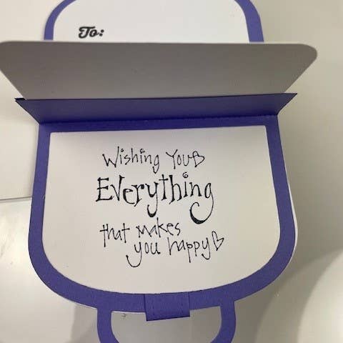 Cards By Robin - Wholesale Birthday Card - Birthday gift card holder, Shaker Card with Envelope3