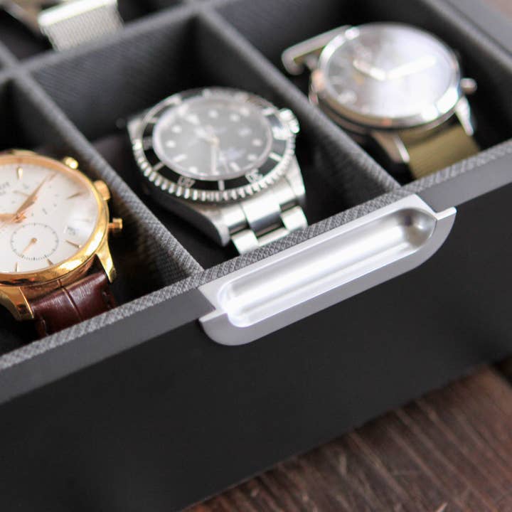 Case Elegance - Wholesale Jewelry Box/Organizer - Modern 2x3 Watch Box - 6 Slot9