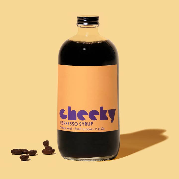 Espresso Syrup 16 oz for wholesale by Cheeky Cocktails