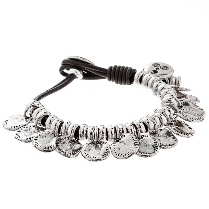 Spectacular Silver Spangled Bracelet for wholesale by Trades by Haim Shahar