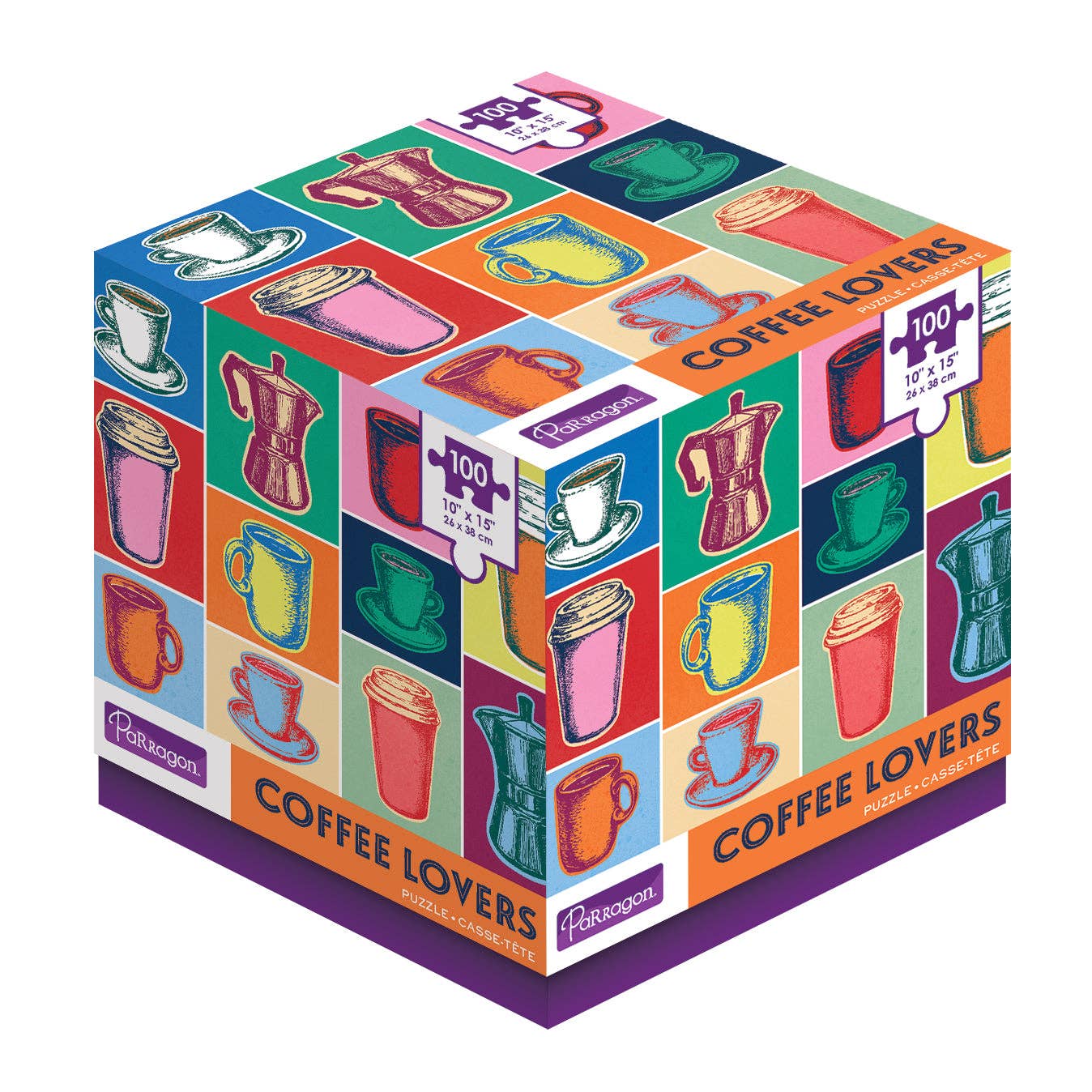 Cottage Door Press - Vente Puzzle – adulte - Puzzle 100 pièces pour adultes Coffee Lovers1