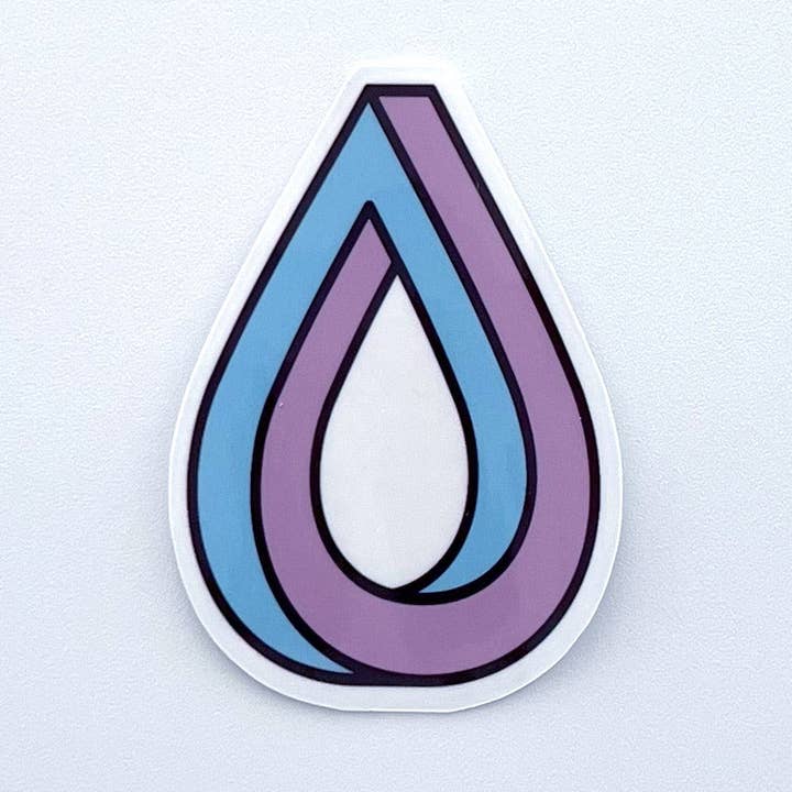 Adesivo trasparente Cosmic Drop per la vendita all'ingrosso da parte di McWu