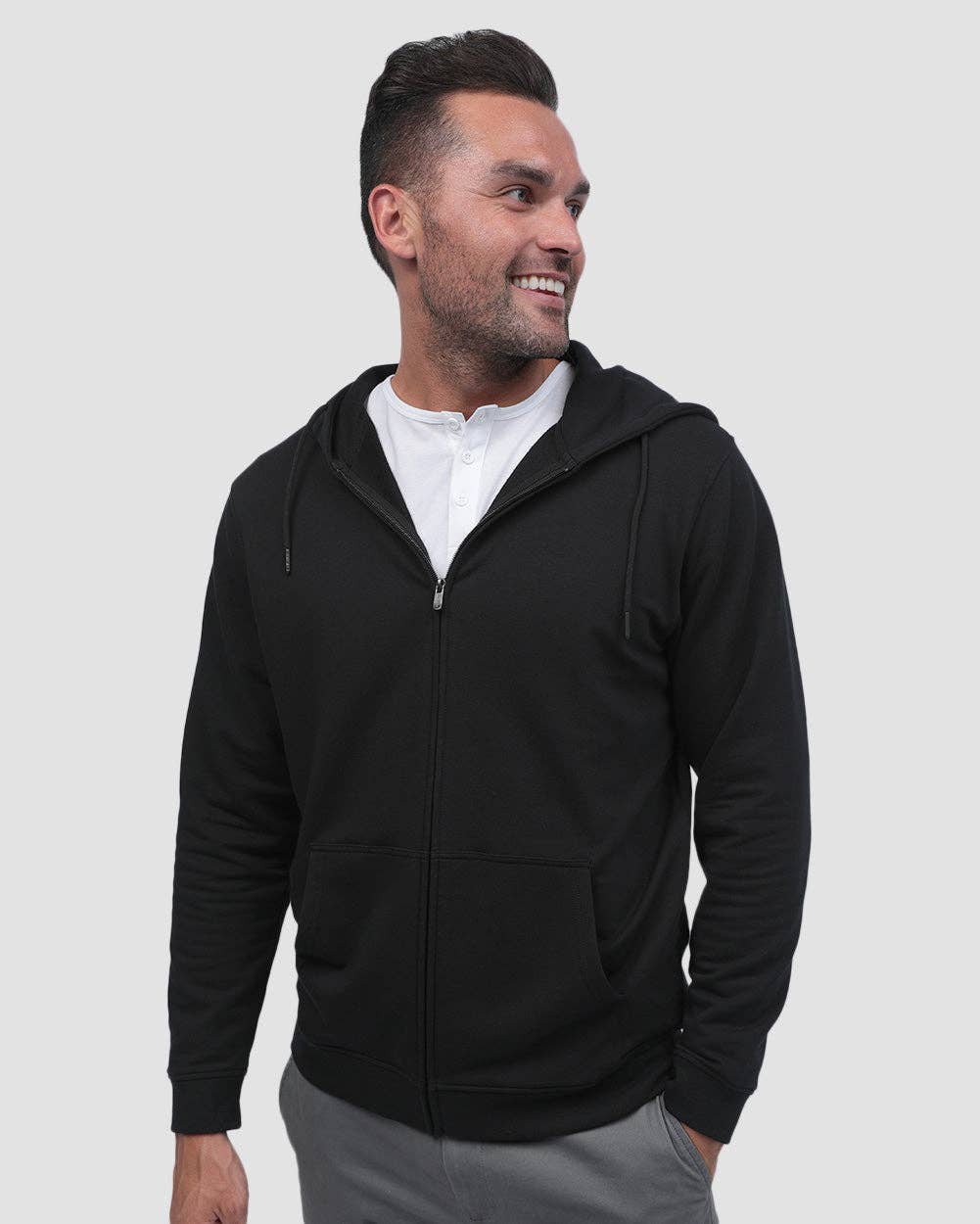 INTO THE AM - Wholesale Hoodie - Men's - Men's Zip-Up Hoodie Sweatshirt (Plain)28