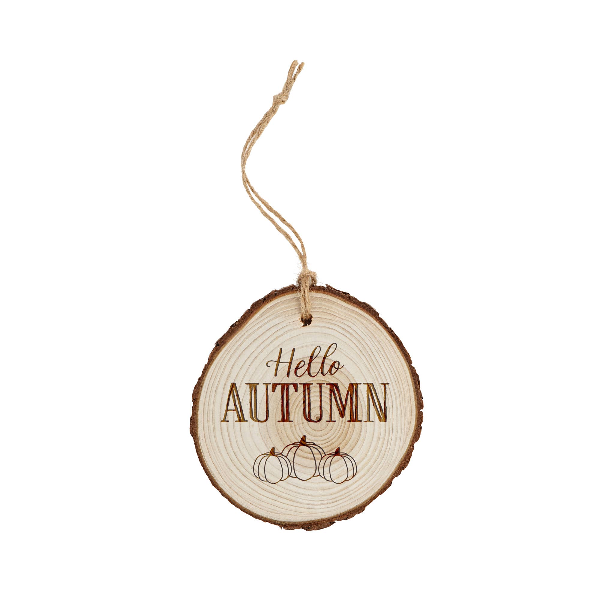 CGB Giftware – wholesale Ornament – Hello Autumn Wooden Log Sign1