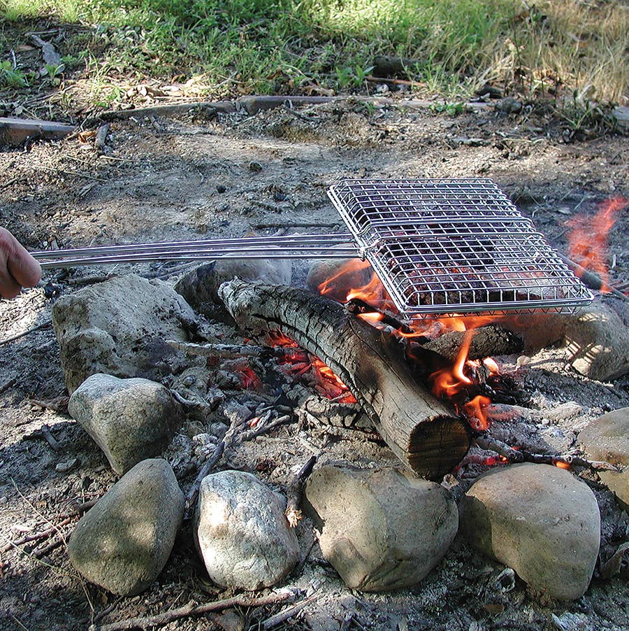 Rome Outdoor Cookware – wholesale Outdoor grill tools – Grill Basket For BBQ and Campfires By Rome #631