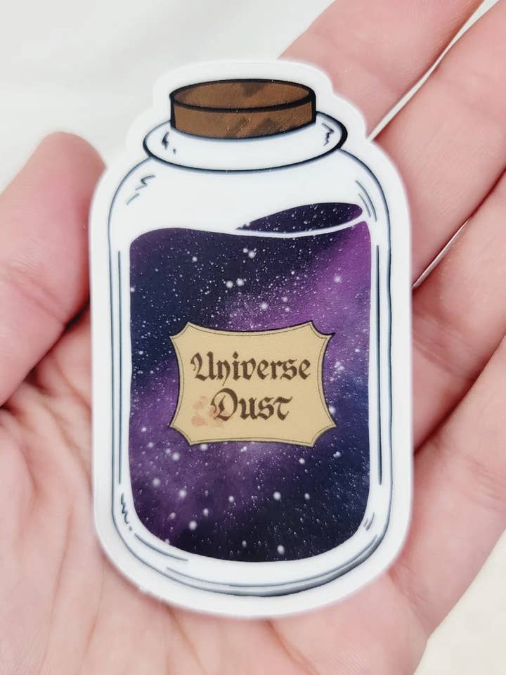 Universe Dust Jar Die Cut klistermærke for engroshandel hos LC Designs