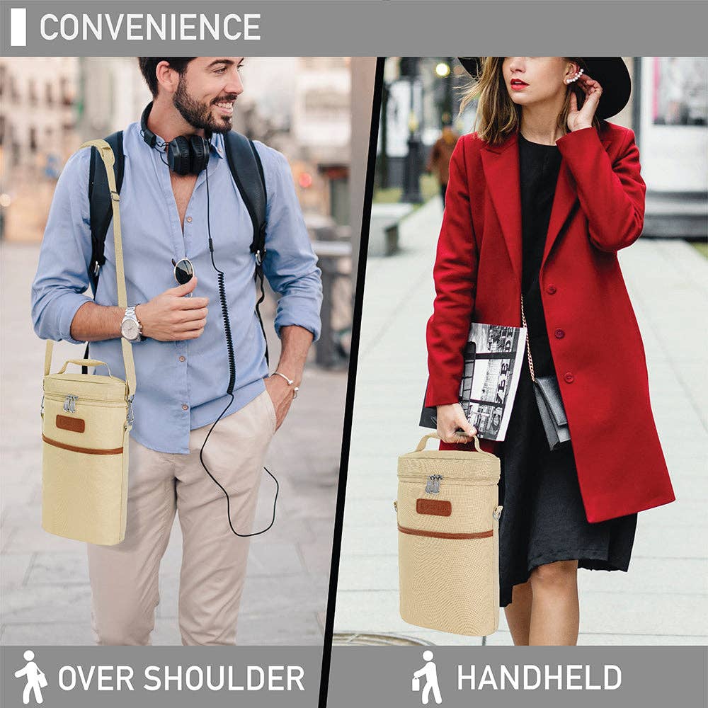 OPUX – Großhandel Weintasche – Weintragetasche für 2 Flaschen83