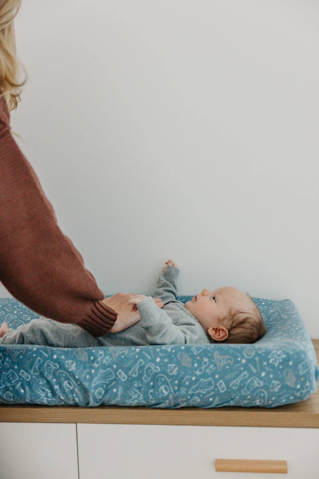 Copper Pearl - Wholesale Changing Mat/Pad Cover - Baby - Premium Knit Diaper Changing Pad Cover - Hogwarts3