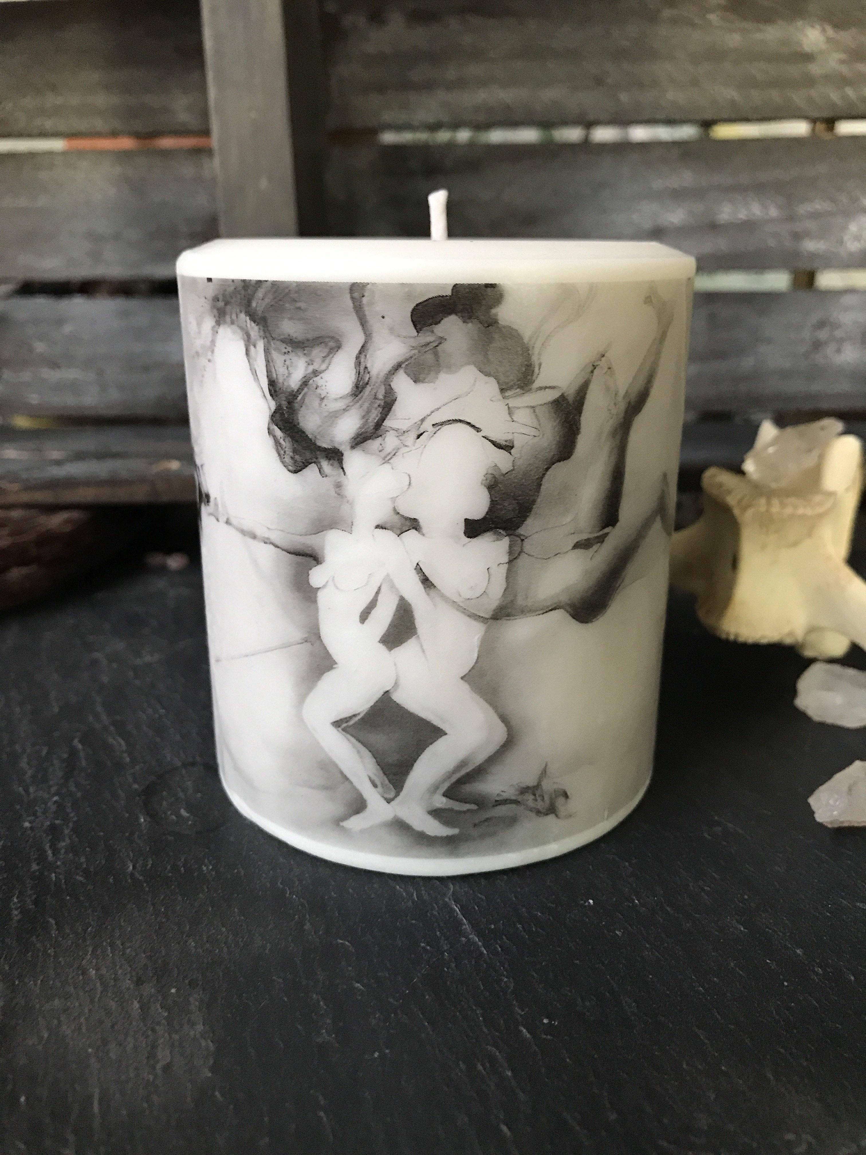 Keven Craft Rituals LLC – Engroshandel Søjlelys – Dedikation Ritual Art Pillar Stearinlys - Hvid4