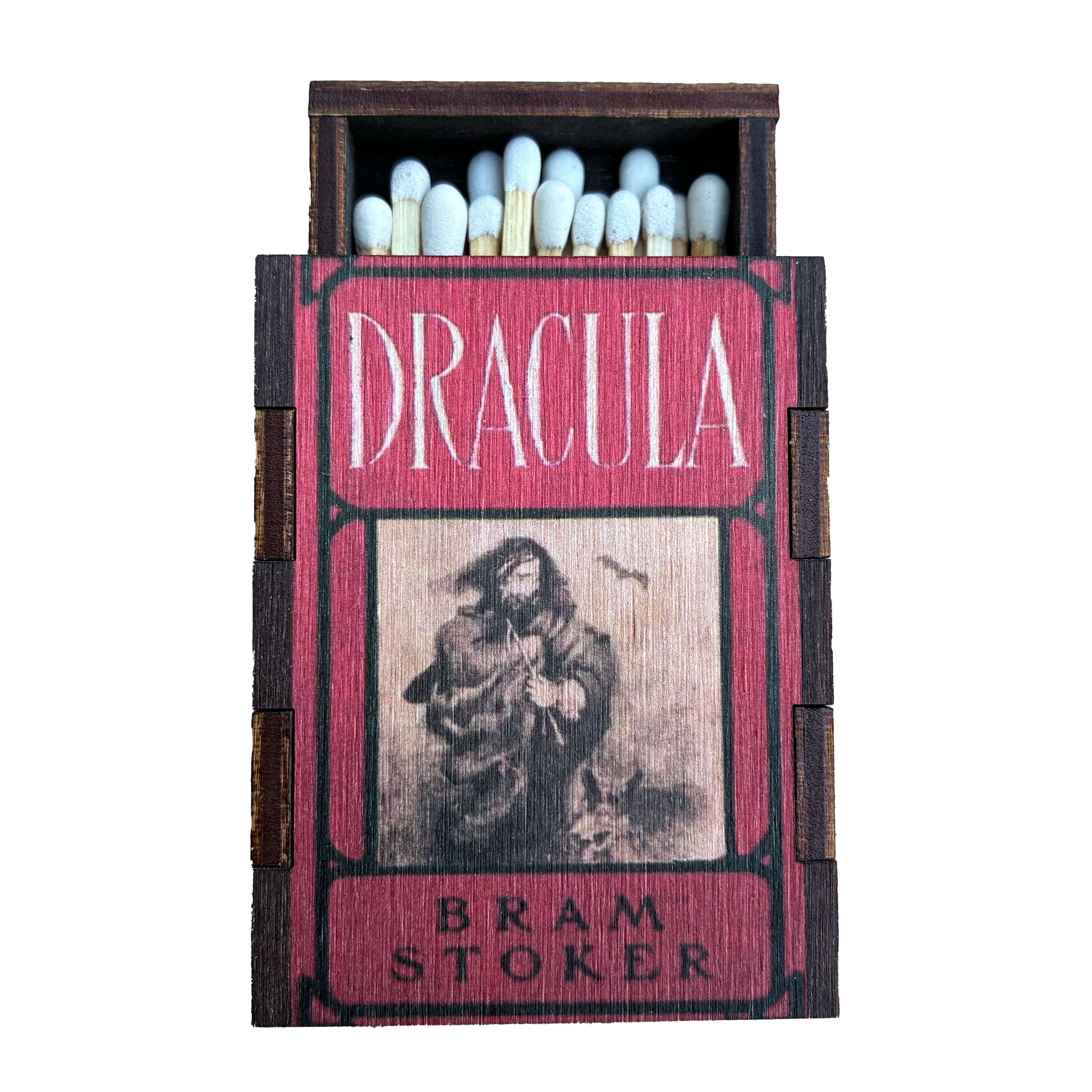 Most Amazing - Vente Allumettes - Allumettes • Boîtes d'allumettes en bois Dracula de Bram Stoker0
