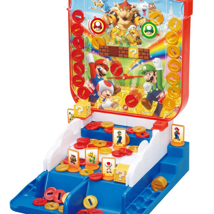 Epoch Everlasting Play - Vente Jeux de société - Jeu de pièces chanceuses Super Mario Epoch Games, jeu d'action de table0