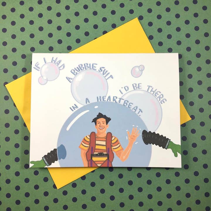Bubble Boy-kaart voor wholesale door Paper Vibes