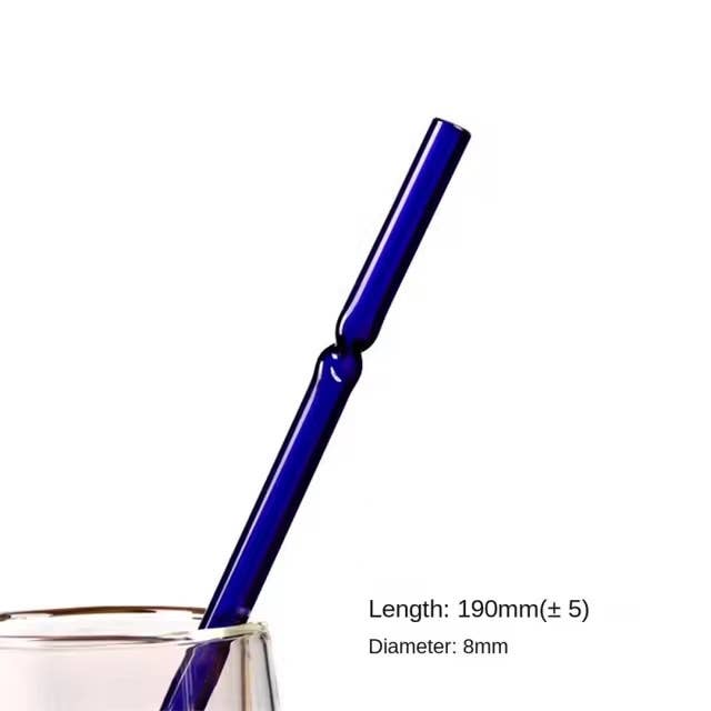 IVORE.GROUP (We cover All Import duty) – wholesale Drinking straw – Colorful Borosilicate Glass Stirring Rod Straws6