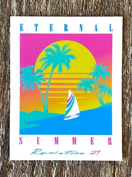 Eternal Summer Sticker for wholesale by Hope Outfitters