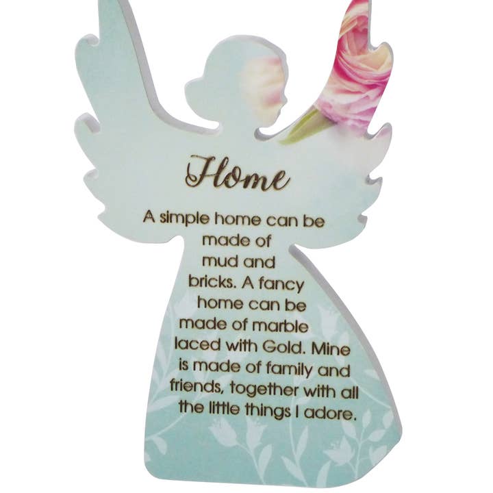 Placa de ángel rosa celestial de 8.25 pulgadas: Hogar para venta al por mayor de Tobin Tate