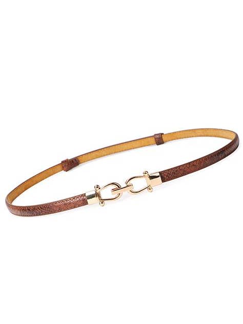 Ideal Smart Belt - Brown Leather for wholesale by Nora Gardner