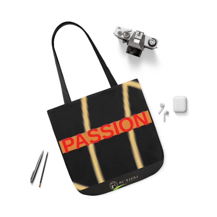 RC'nSONS - Wholesale Tote Bag - Women's - Passion Canvas Tote Bag, 5-Color Straps48
